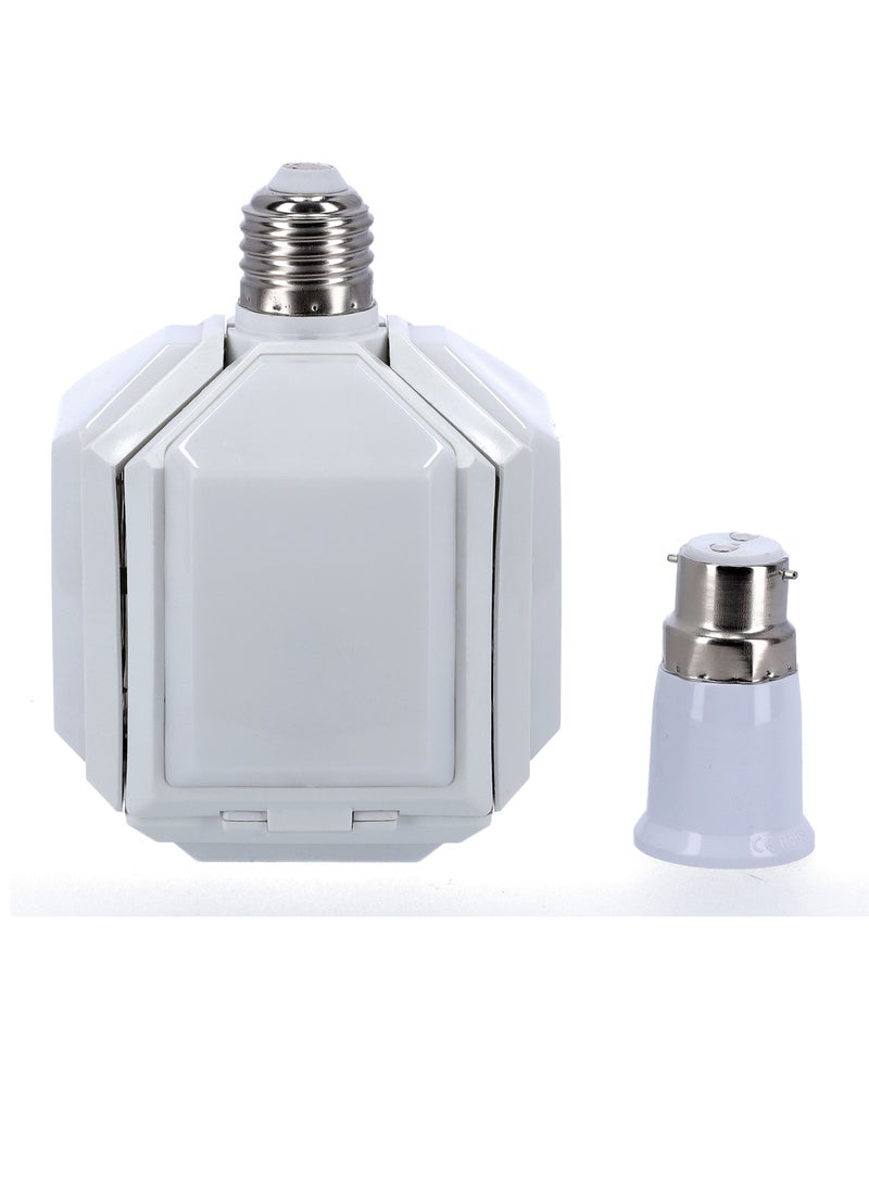 كريبتون - مصباح LED مربع قابل للطي - أضواء المرآب 30W أضواء LED قابلة للتعتيم 6500LM لمبات الإضاءة LED القابلة للتشوه إضاءة سقف المرآب - Image 1
