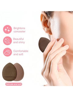 JOSQUEWNN Makeup Brush Set 42Pcs Makeup Tool Set, Premium Synthetic Foundation Powder Concealers Eye Shadows Blush Makeup Brushes Powder Puff, Brown, 42 Piece Set.  - Image 5