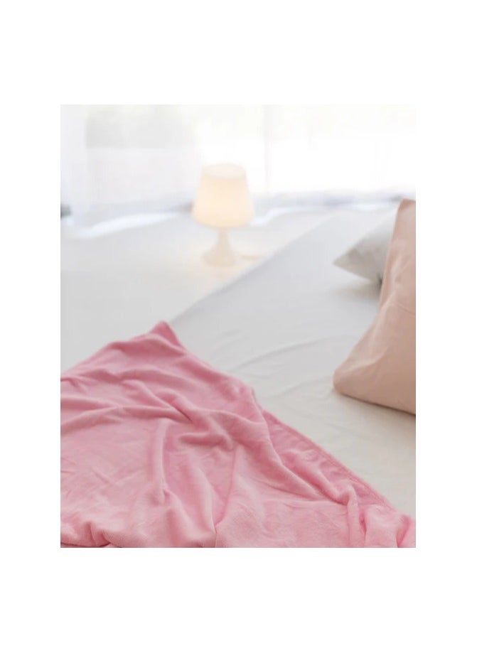 Generic Modern blanket pink 180*220  - Image 3