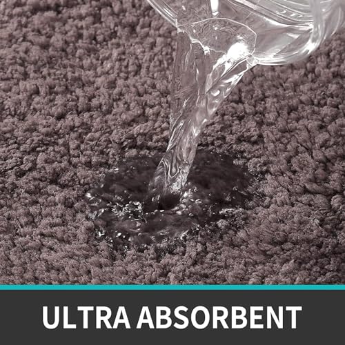 MAXOSHINE Microfiber Bathroom Mat Anti Skid-Highly Absorbent Super Soft Door Mats for Home Kitchen Living Room-2000 GSM Floor Mat - Image 3