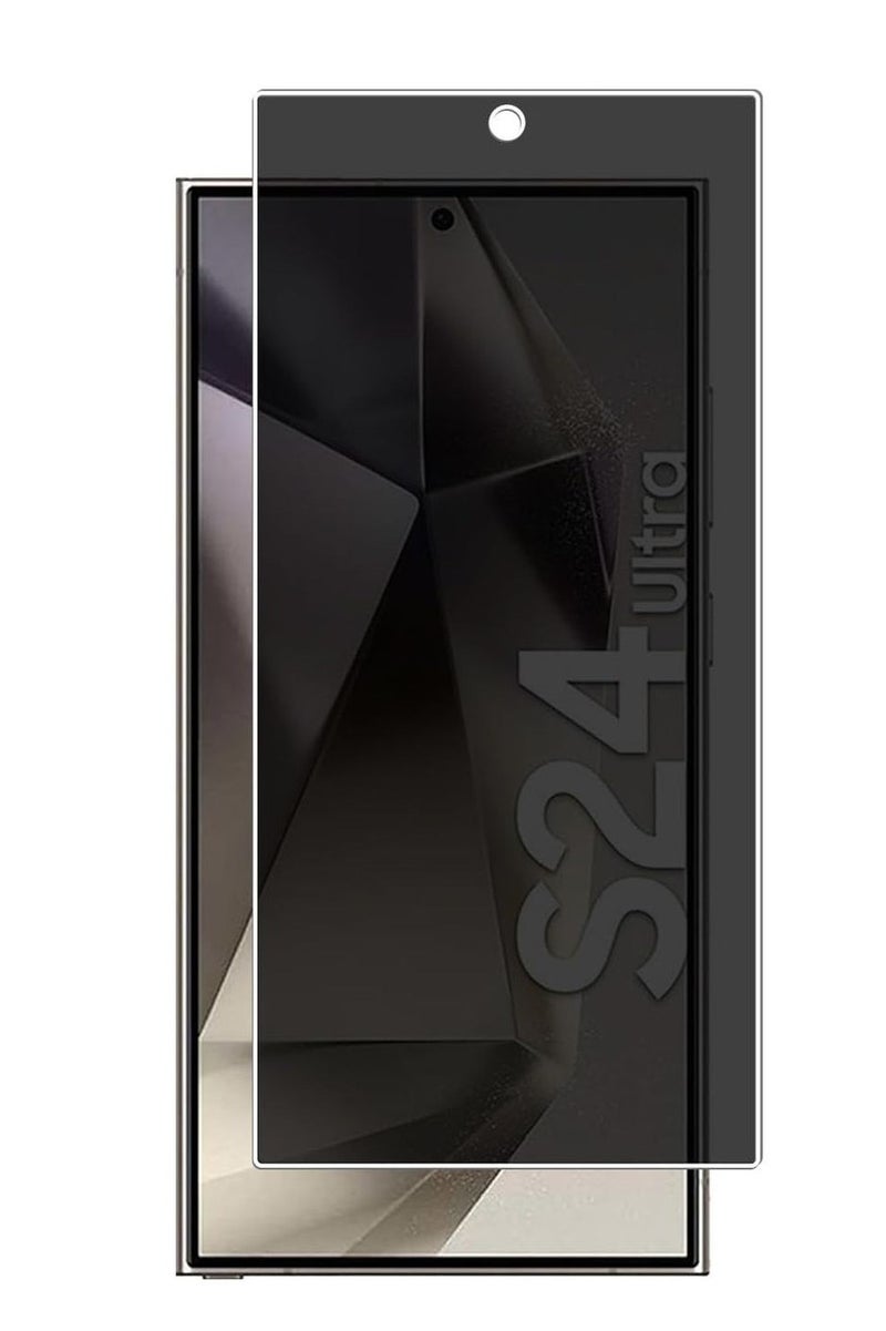 RUYU Glass Screen Protector for Galaxy S24 Ultra - High Privacy, Anti-Fingerprint Coating, 0.3mm Tempered Protection - Image 1