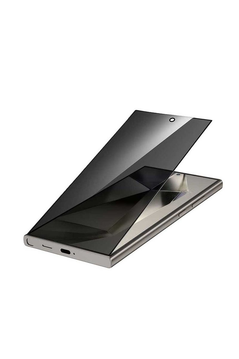 RUYU Glass Screen Protector for Galaxy S24 Ultra - High Privacy, Anti-Fingerprint Coating, 0.3mm Tempered Protection - Image 4