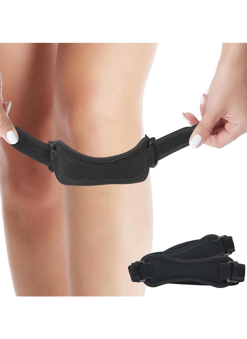 Goolsky Patella Knee Strap 1pc, Knee Support Brace Hiking, Soccer, Basketball, Running, Jumpers Knee, Tennis, Volleyball & Squats  - Image 2