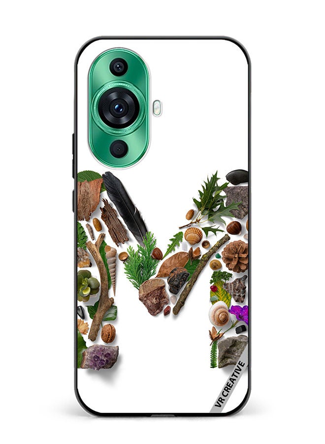 VR CREATIVE Protective Case Cover For Huawei nova 11 Pro Alphabet M Design Multicolour - Image 1