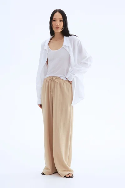 H&M Wide pull-on trousers