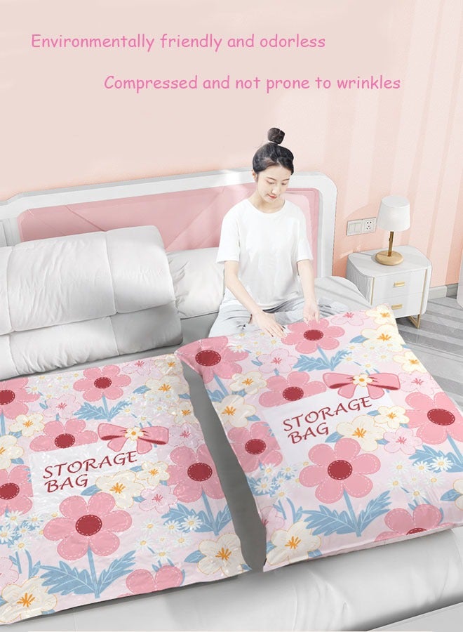 Hihonor 5 Pack Vacuum Compression Bag, Thickened Storage Bag for Clothes and Quilts, for Household Use, for Clothes, Quilts - Image 2