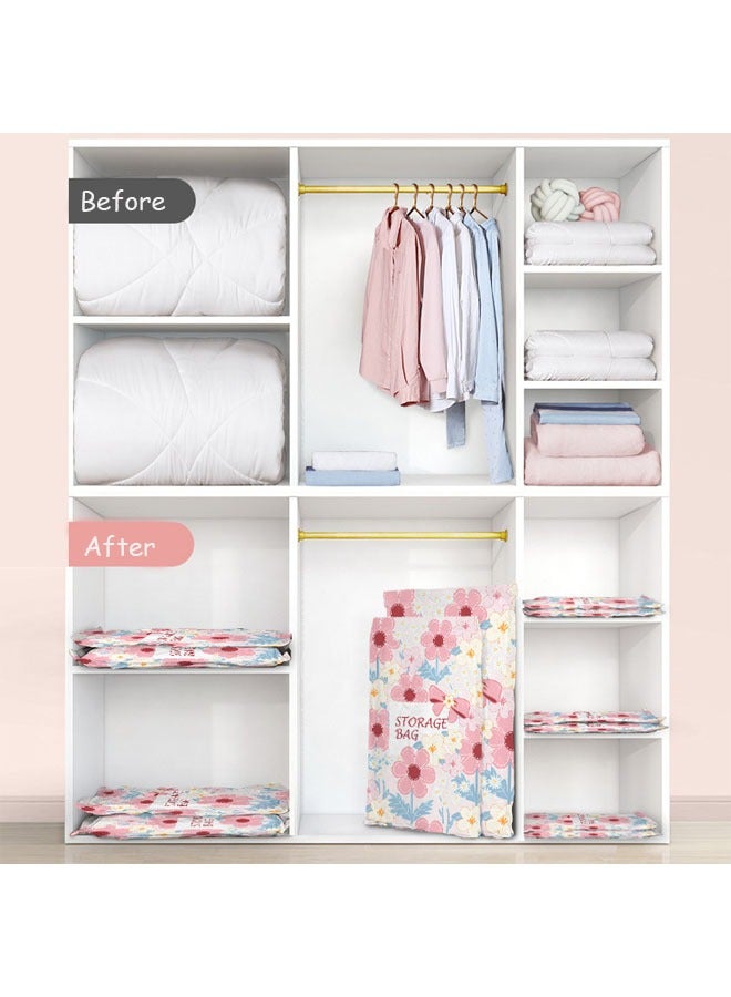 Hihonor 5 Pack Vacuum Compression Bag, Thickened Storage Bag for Clothes and Quilts, for Household Use, for Clothes, Quilts - Image 3