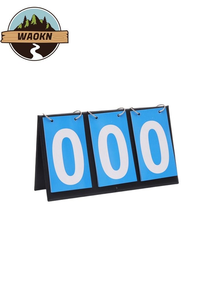 WAOKN - Three-Gigit Scorecard Uesd for Billiards Badminton Basketball Table Tennis - Image 1