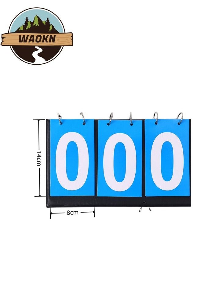 WAOKN - Three-Gigit Scorecard Uesd for Billiards Badminton Basketball Table Tennis - Image 1