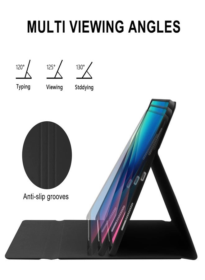 تاييانج جراب TaIYanG لجهاز iPad Pro 12.9 بوصة مع لوحة مفاتيح، جراب لوحة مفاتيح لجهاز iPad Pro الجيل السادس 2022، لوحة مفاتيح لاسلكية قابلة للفصل لجهاز iPad Pro 12.9 بوصة الجيل الخامس 2021/ الجيل الرابع 2020/ الجيل الثالث 2018 مع حامل قلم - Image 4