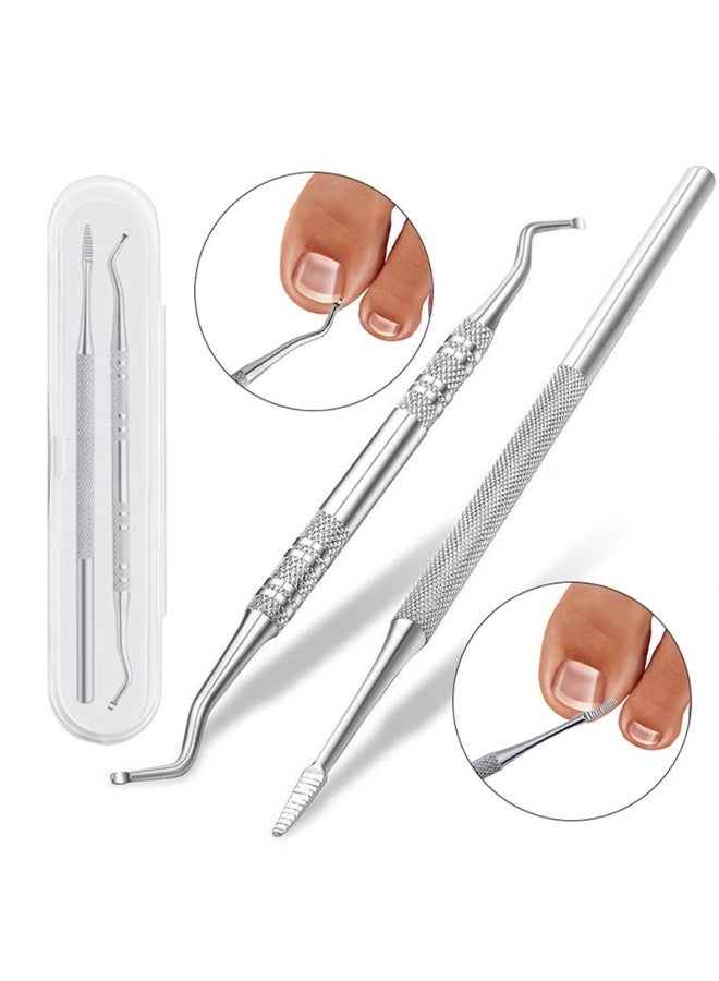 Generic Ingrown Toe Nail Lifter Chiropody Nail File Single End Set Of 2 Podiatry Tools - Image 1