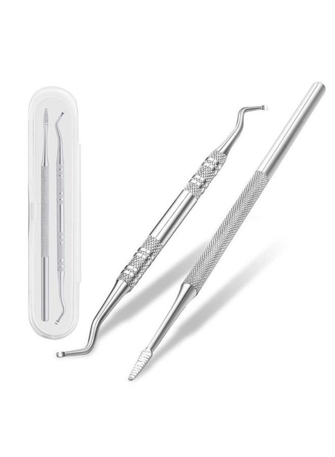 Generic Ingrown Toe Nail Lifter Chiropody Nail File Single End Set Of 2 Podiatry Tools - Image 2