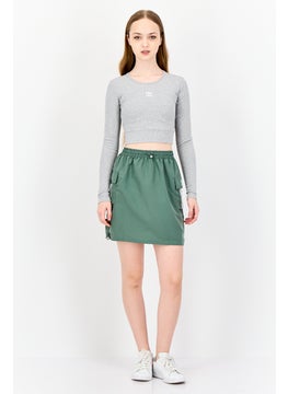 adidas Originals Women Sportswear Fit Outdoor Skirt, Olive  - Image 2