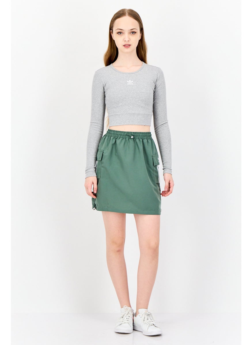 adidas Originals Women Sportswear Fit Outdoor Skirt, Olive  - Image 2