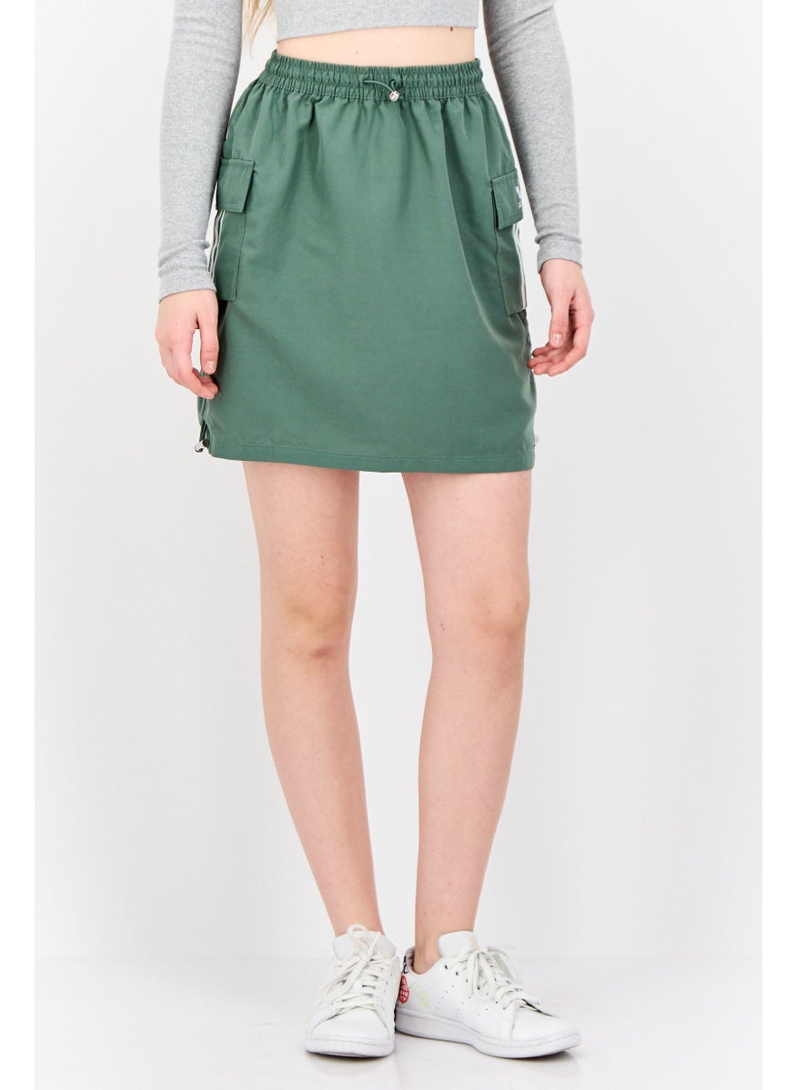 adidas Originals Women Sportswear Fit Outdoor Skirt, Olive  - Image 1