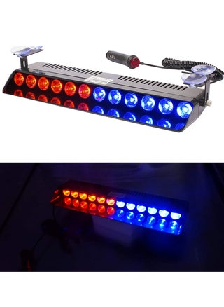 Red and Blue LED Strobe Emergency Warning Light with Suction Cup for Car, SUV, Boat, and Firefighter Use - Dashboard Safety Hazard Light, DC 12V, Ideal for Windshield and Interior Roof Installation. - pzsku/ZF83B0226B568793CE0EDZ/45/_/1721893644/640fd43d-8f02-4cd9-b321-1edc9b8dcc7f