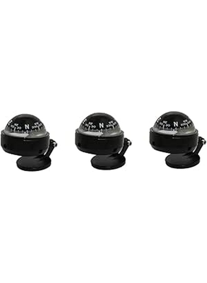 3 Large Car Dashboard Compass Ball Declination Adjustment Direction Guide - Image 1