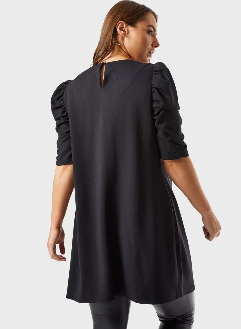 dp curve Pocket Detail Dress