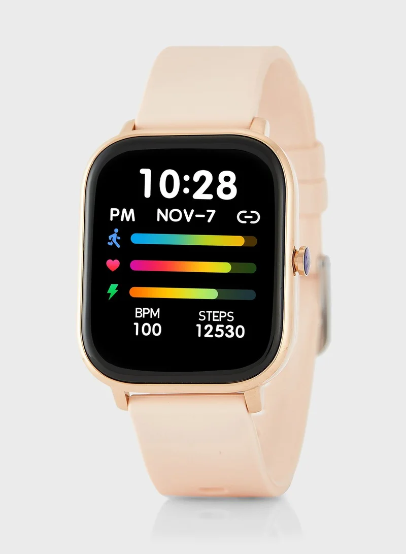 Ginger Smart Watch With Heart Rate, Blood Pressure And Blood Oxygen Monitoring