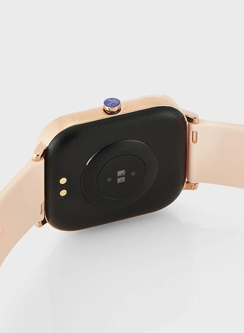 Ginger Smart Watch With Heart Rate, Blood Pressure And Blood Oxygen Monitoring