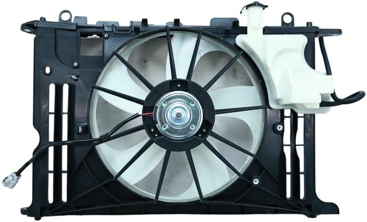 DOUBLEHORSE Fan Assembly with Spare Tank for Toyota Corolla (2014-2019) Aftermarket Replacement - Image 1