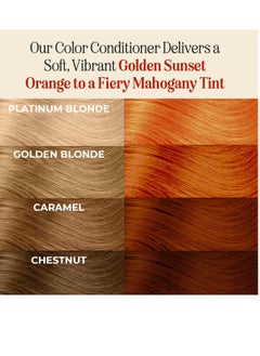 INH INH Semi Permanent Hair Color | Color Depositing Conditioner | Orange Hair Dye | No Bleach, No Peroxide Temporary Fire Opal Tint for Women & Men | Vegan, Ammonia Free, Sulfate Free | Ready to Use, 6oz  - Image 2
