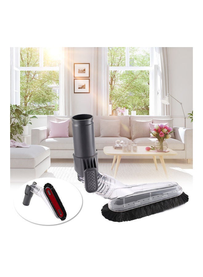 NIBEMINENT Vacuum Cleaner Flexible Anti-Static Brush NA-H10190 Grey/Black/Red - Image 3