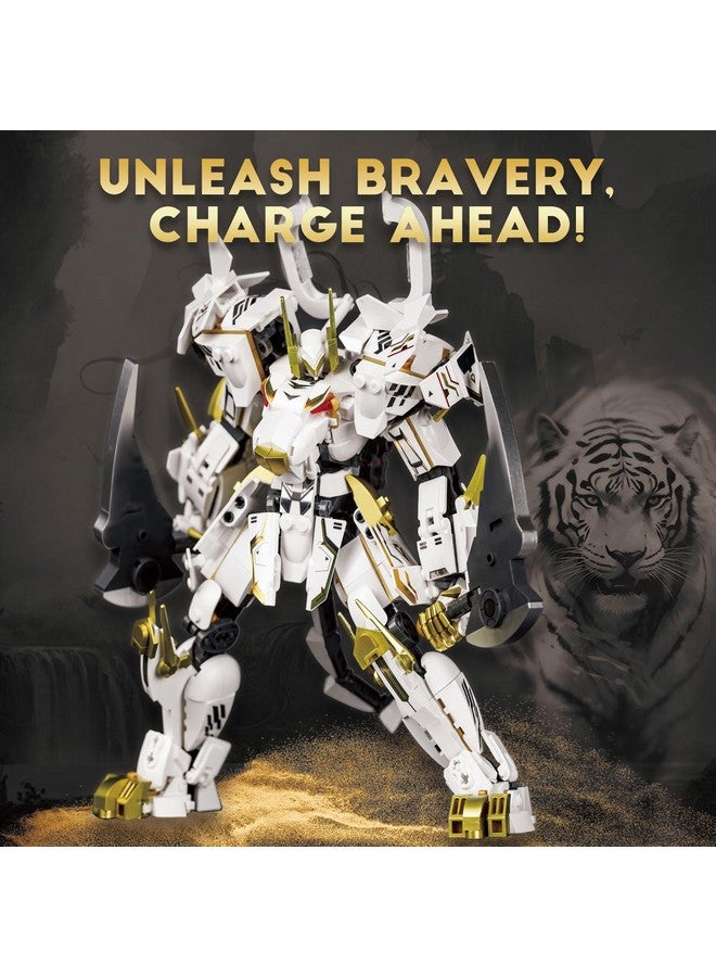 Sluban Mech Robot Building Toys for Adults, Destroy Warrior Action Figure Building Kit, Cool Kids Toys for Boys and Gift for Adults, 679PCS - Image 2