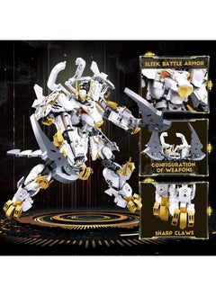 Sluban Sluban Mech Robot Building Toys for Adults, Destroy Warrior Action Figure Building Kit, Cool Kids Toys for Boys and Gift for Adults, 679PCS  - Image 3