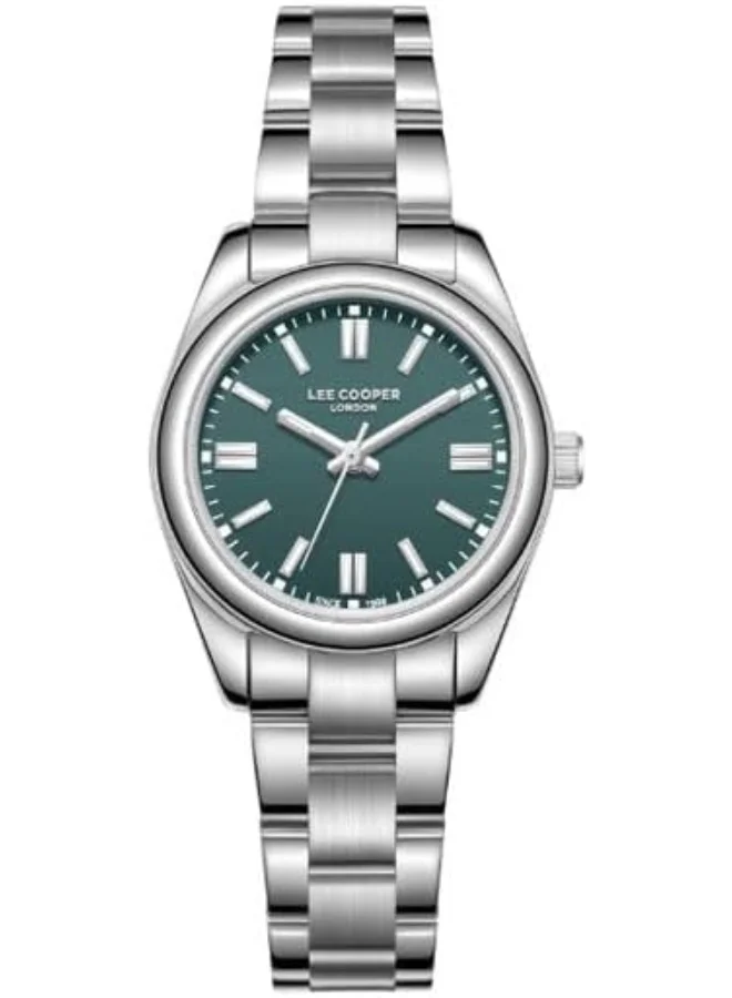 Lee Cooper Lee Cooper Women's Watch, Analog Display and Metal Strap - LC07962.370, Silver