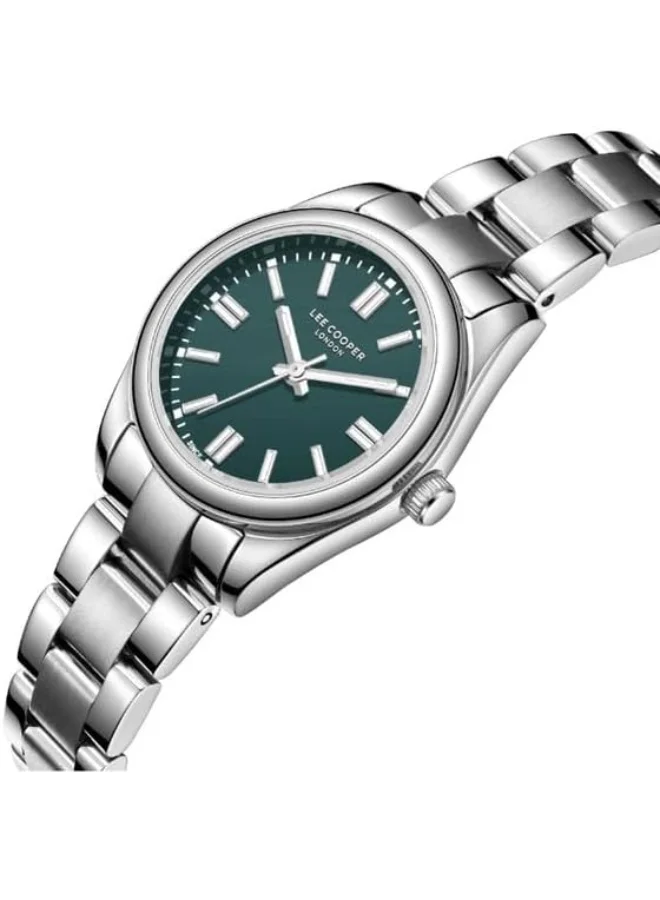 Lee Cooper Lee Cooper Women's Watch, Analog Display and Metal Strap - LC07962.370, Silver