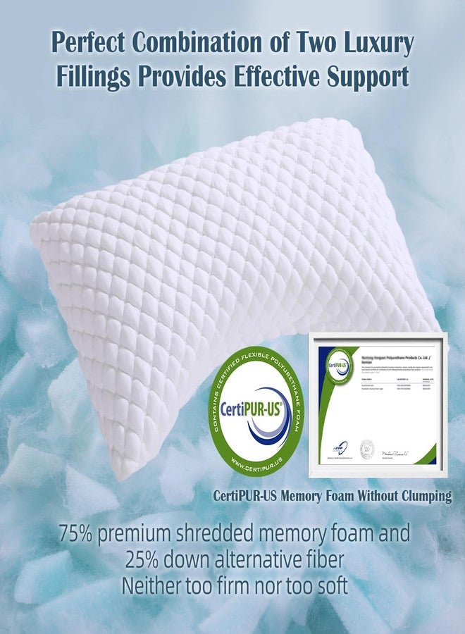 LOFE Side Sleeper Pillows for Adults - Adjustable 3 Compartments of Side Sleeper Pillow, Curved Side Sleeper Neck Pillow, CertiPUR-US Supportive Pillow for Side Sleepers, Queen Size Bed Pillows - Image 5