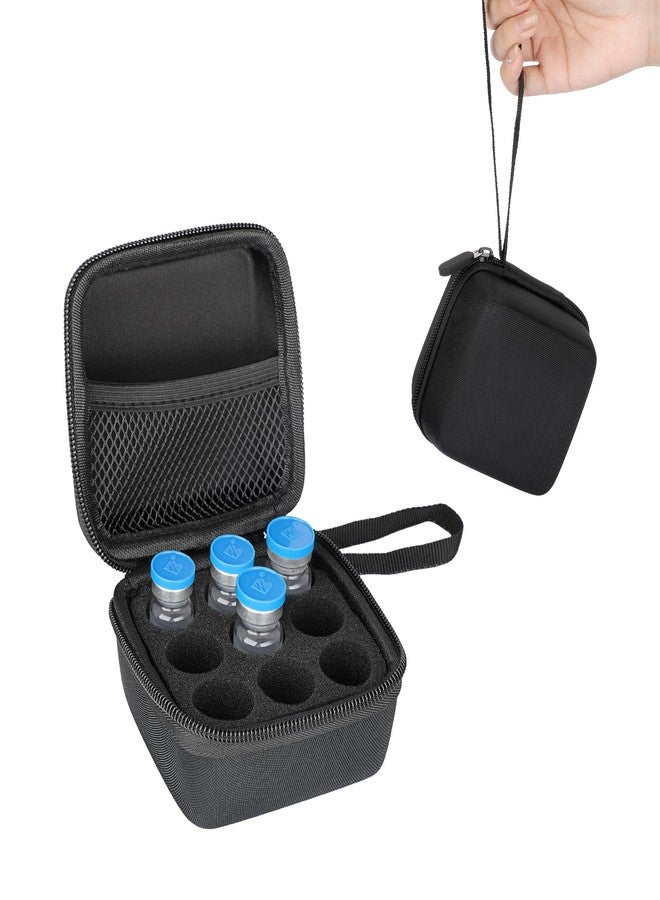 ELLDOO Insulin Holder Fridge Storage Carrying Case, Travel Insulin Vial Organizer Bag Fitting 10ml Vial Short Size, 9 Slots Reliable Vial Protector, Removable Design with Slot Foam(Black, Only Case) - Image 1