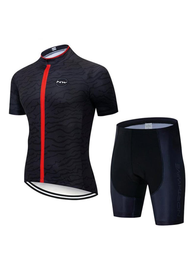 Summer Cycling Clothing, Loose And Breathable Bicycle Short-sleeved Sportswear Suits, Children's Speed Skating Suits, Skateboard Suits, Etc