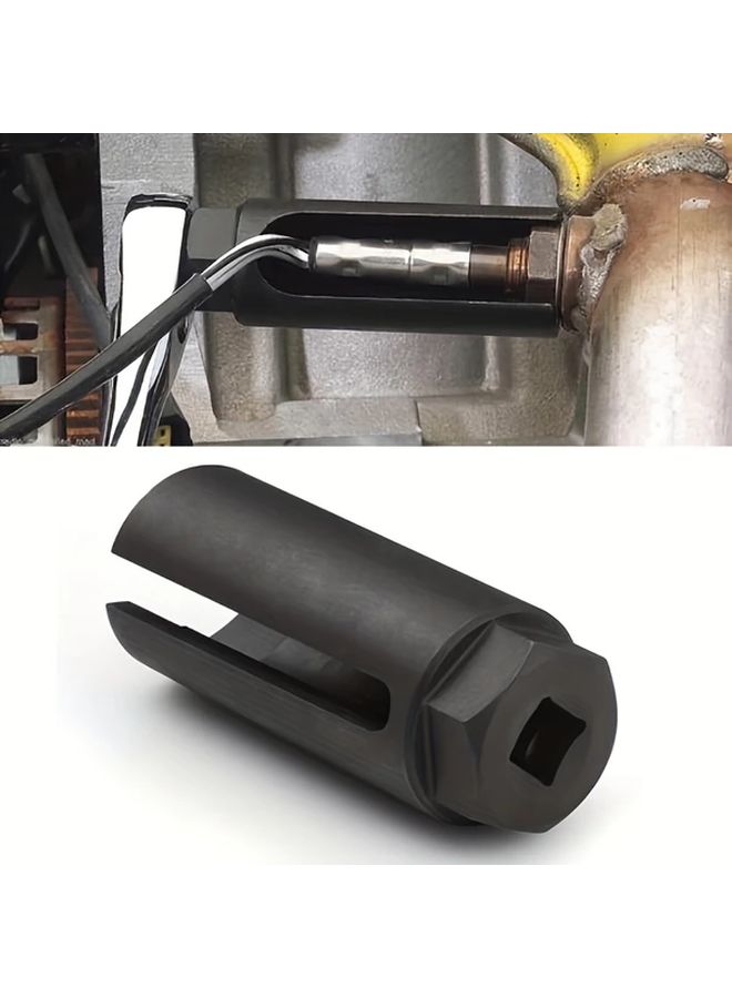 Black Oxygen Sensor Socket Tool O2 Sensor Removal Automotive Repair Accessory - Image 1