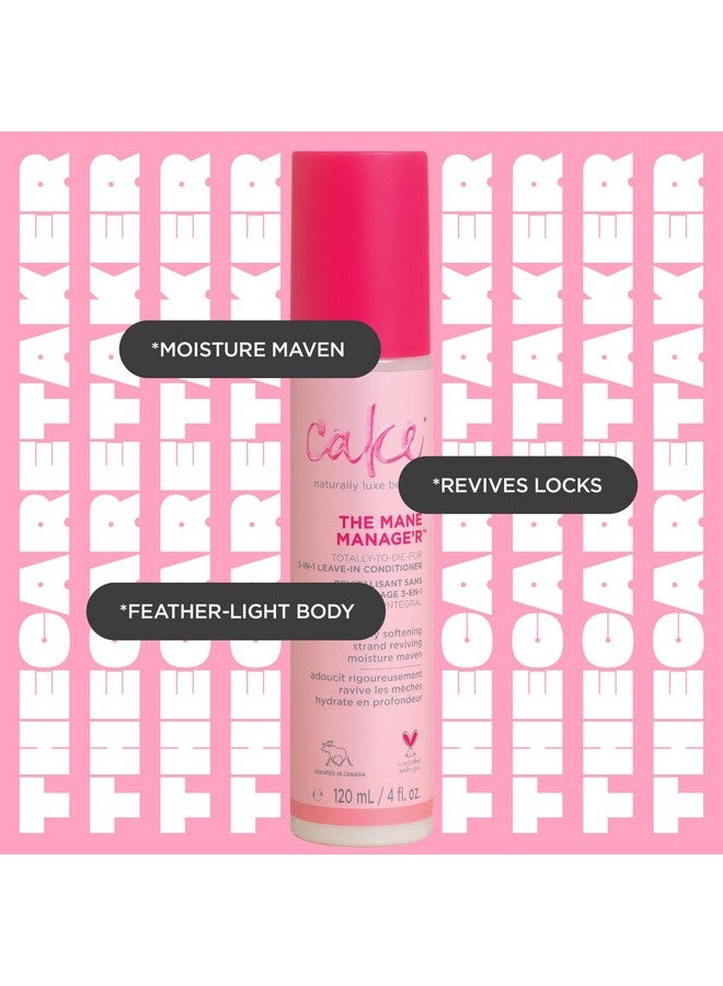 Cake Beauty Leave in Conditioner, The Mane Manager - Moisturizing & Softening - With Coconut Oil, Biotin, Soy & Rice Proteins - For Dry/Normal Hair Types - 4 Fl Oz / 120 mL - Image 4