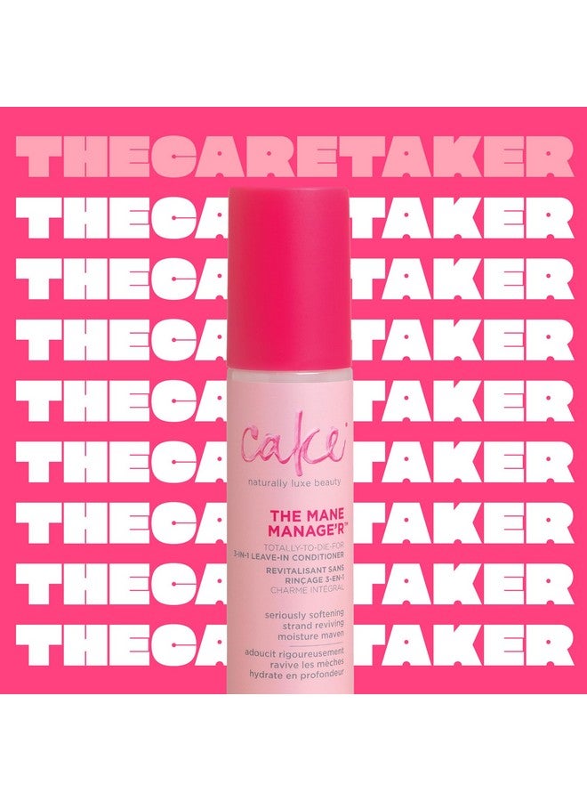 Cake Beauty Leave in Conditioner, The Mane Manager - Moisturizing & Softening - With Coconut Oil, Biotin, Soy & Rice Proteins - For Dry/Normal Hair Types - 4 Fl Oz / 120 mL - Image 2