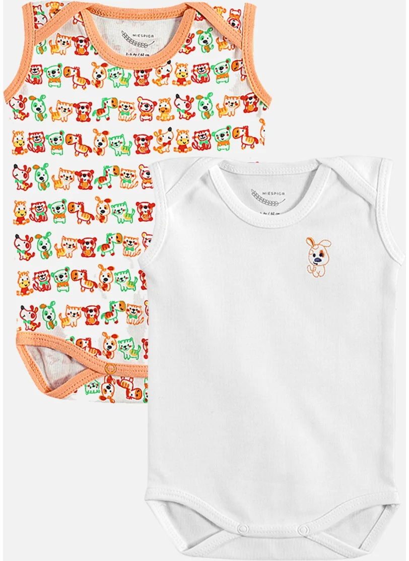 Miespiga Animals Baby Sleeveless Body Set of 2