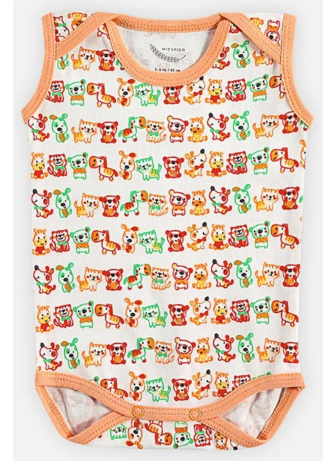 Miespiga Animals Baby Sleeveless Body Set of 2