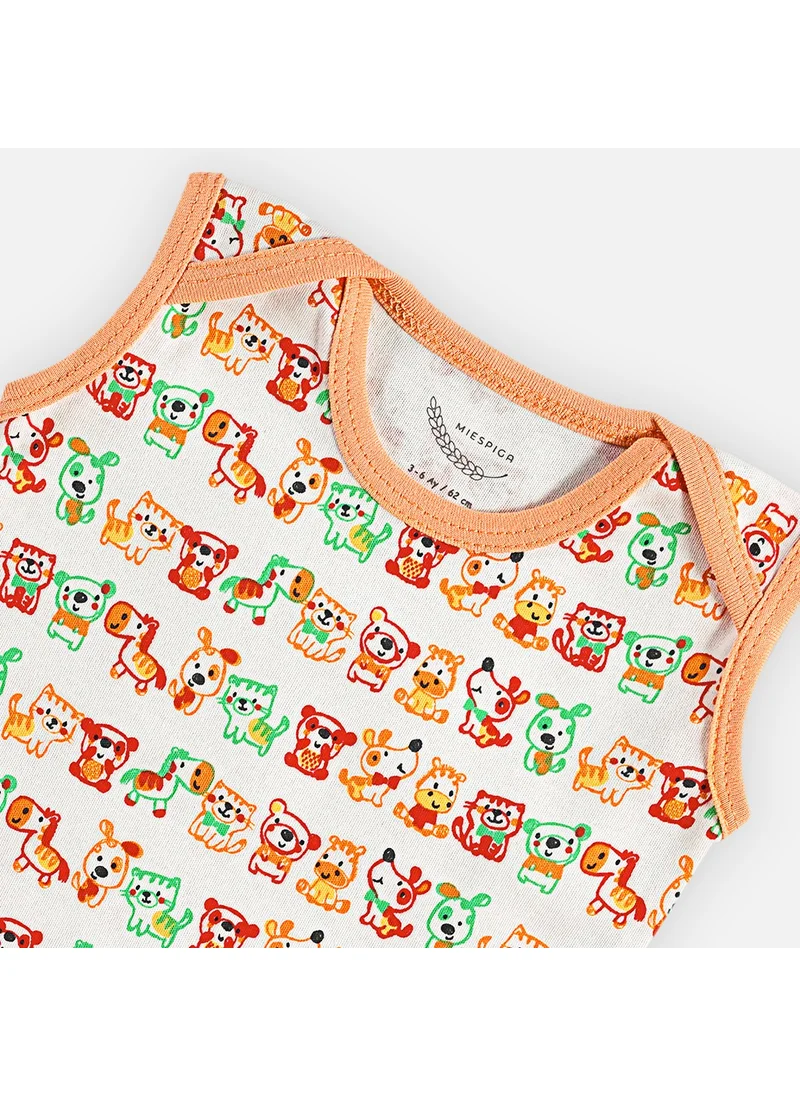Miespiga Animals Baby Sleeveless Body Set of 2