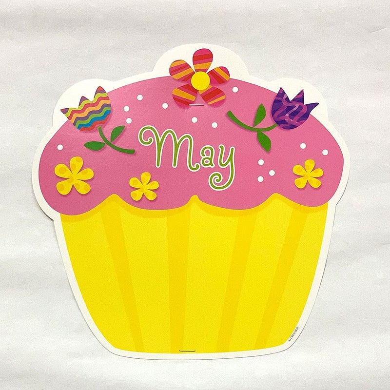 Creative Teaching Press Cupcake Accents for Bulletin Boards & Classrooms, CTP 10â€ Jumbo Designer Cutouts, 12-Piece Set, Multicolor - Image 4