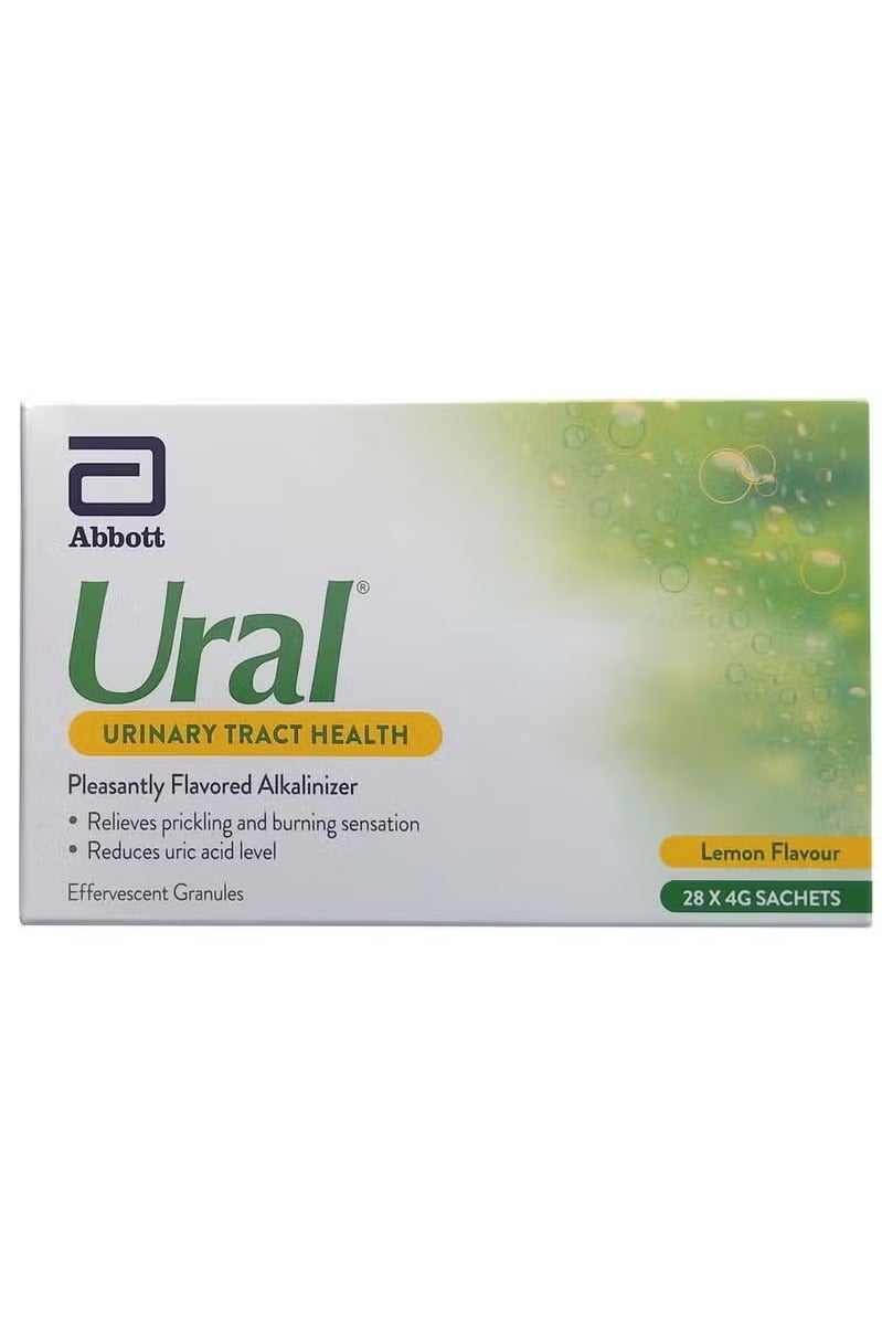 حبوب فوارة لصحة المسالك البولية أورال 4 جرام 28 حبة خالية من السكر