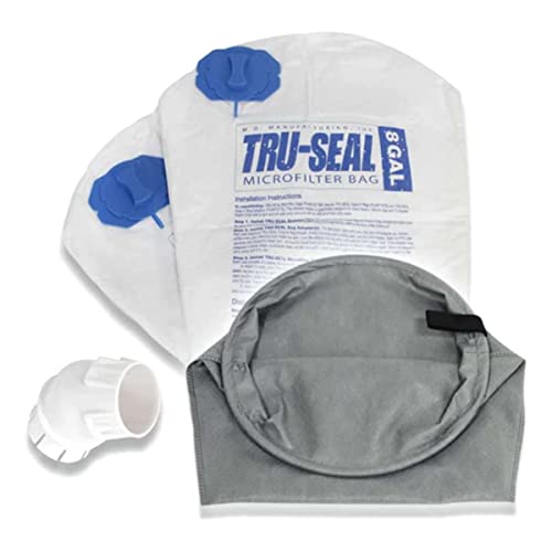 Hyperflow Hyperflow TruSeal Complete Dust Encapsulation and Hygienic Disposal Replaces 8Gallon  12Gallon MD Bags 720H5 720 721H5 7215 720HF3 TruSeal Upgrade Kit 