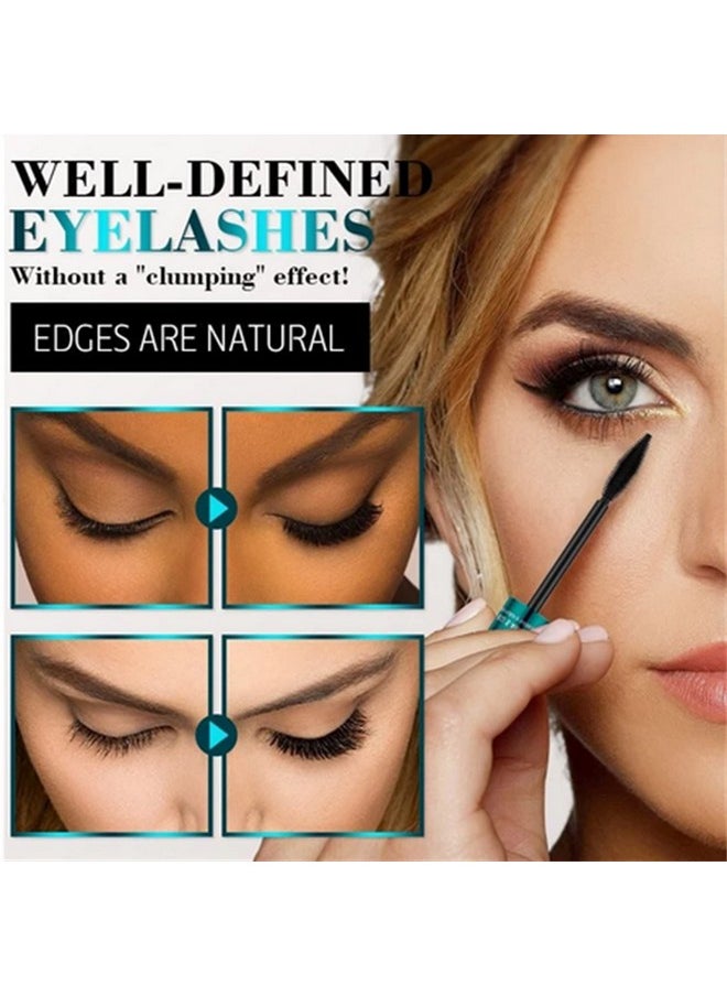 YG LianKai - 2 Pack Lash Cosmetics Mascara 5x Longer Lash Mascara, 2 in 1 Black Mascara Waterproof Mascara Volume and Length Eye Cosmetics Long-Lasting Natural Liquid Eyelash Mascara Black Makeup - Image 1