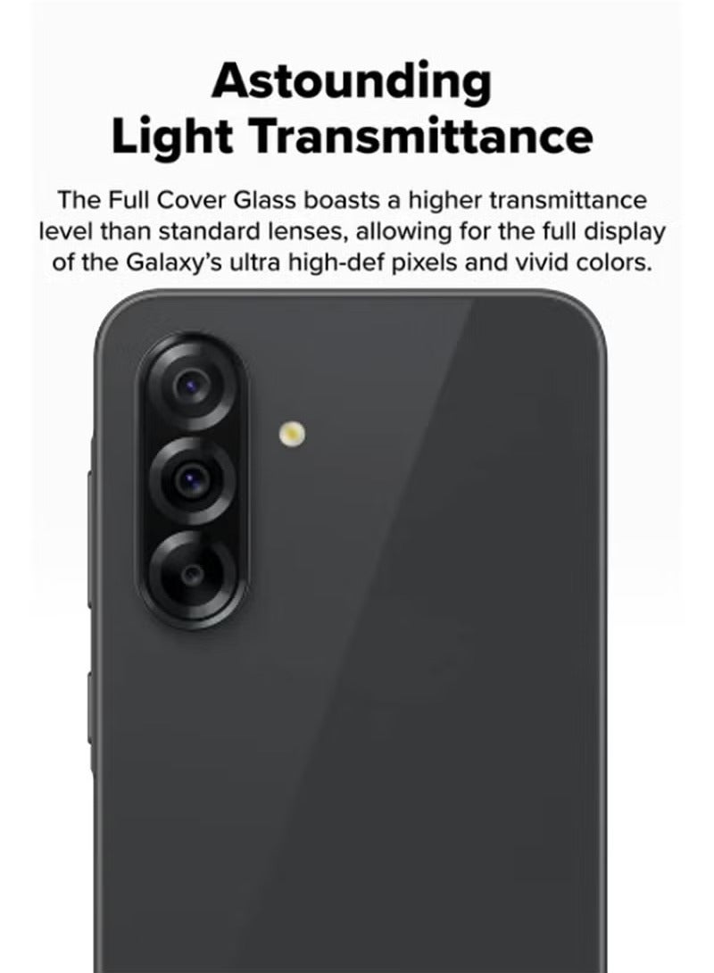 Back Camera Lens Protector for Samsung Galaxy A56 5G - 9H Tempered Glass, Scratch-Resistant Camera Glass Protector - Black - Image 4