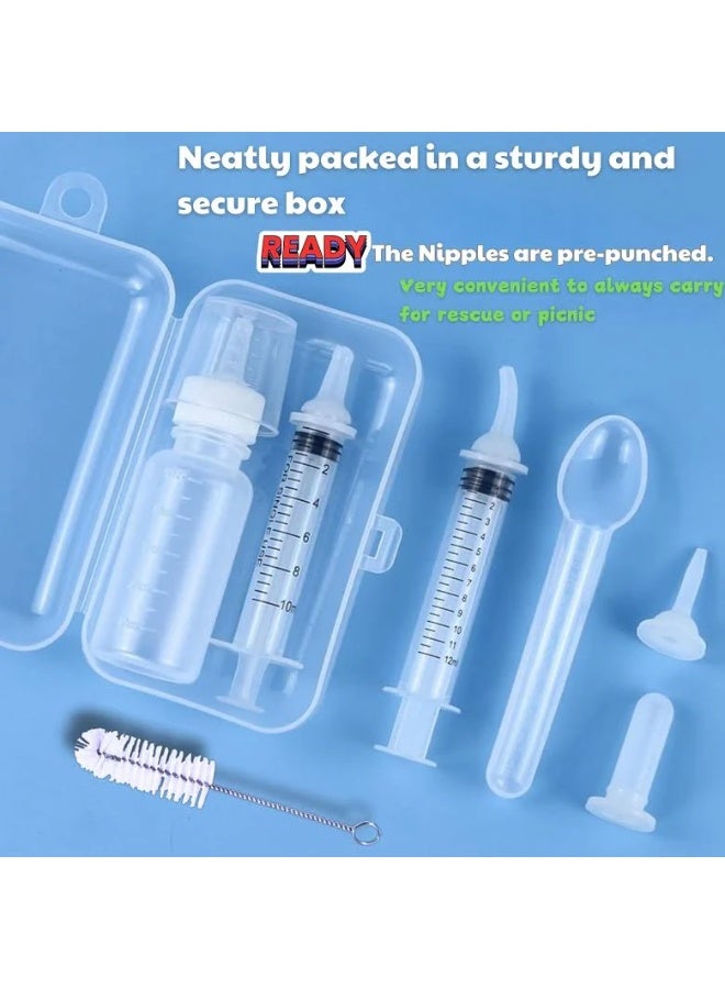 Saas Pet Baby Feeder Kit 14 x 8 cm – Hand Feeding Bottle Set for Puppies, Kittens & Small Animals - Image 2