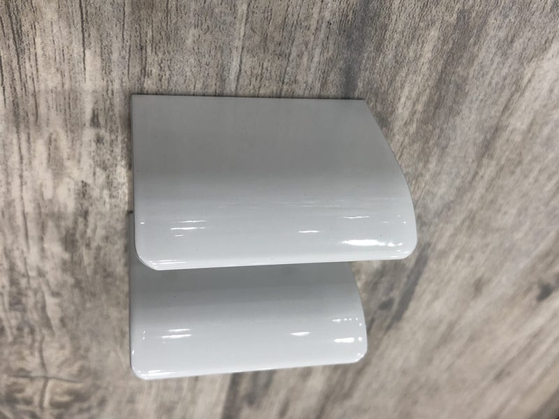 Tsnamay مقبضان من تسناماي، أبيض مقوس، بطول 1.97 بوصة، بمقابض أدراج مخفية، قطر الفتحة 1.26 بوصة/32 مم - Image 4