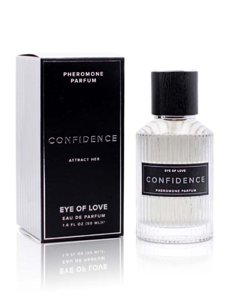 عطر آي أوف لوف للثقة مع الفيرومونات للرجال - يعزز الكاريزما والسحر - 50 مل عطر فاخر - مشبع بالفيرومونات الذكرية - جاذبية مغناطيسية للنجاح المهني والاجتماعي