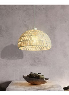 ENEOMEY Hand-woven Rattan Bohemian Chandelier For the Kitchen Lsland Dining Room Craft Room  - Image 4