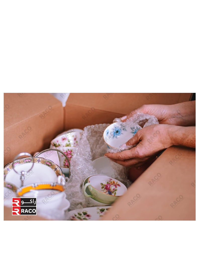 RACO - RACO Packing Kit | Complete Set with Cardboard Boxes, Bubble Wrap, Stretch Film, Clear Tape, Marker, and Knife - Image 1